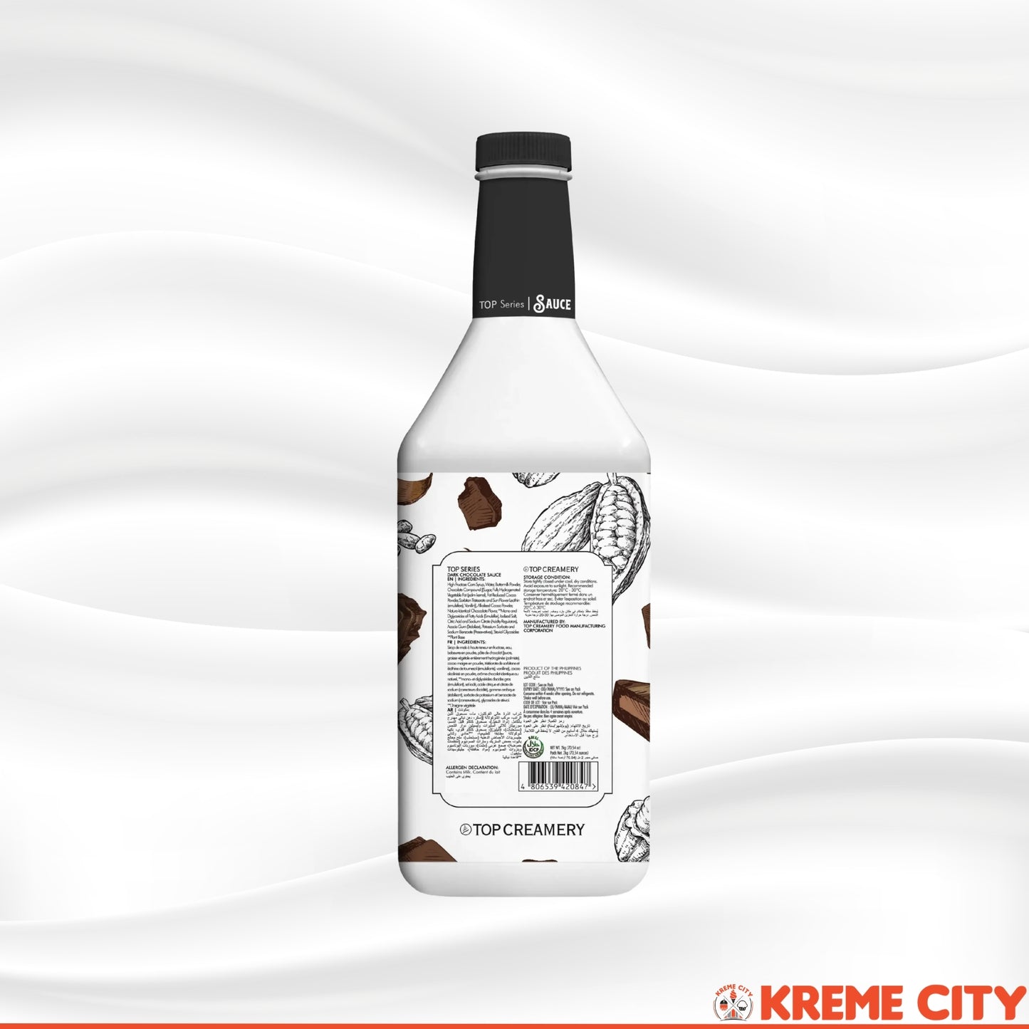 TOP Creamery Top Series Dark Chocolate Sauce 2kg