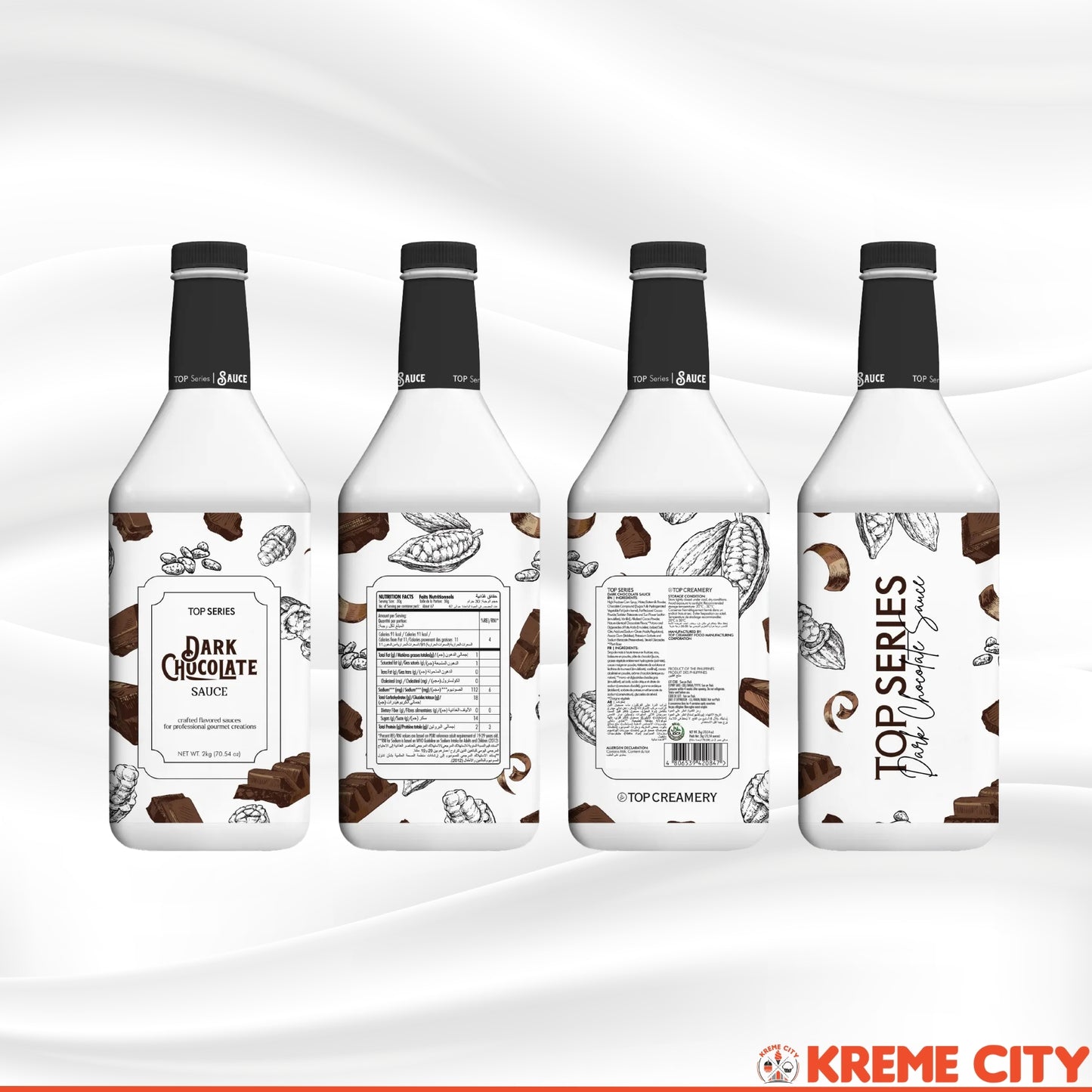 TOP Creamery Top Series Dark Chocolate Sauce 2kg