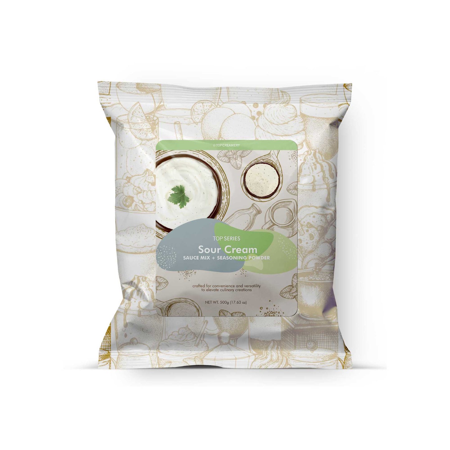 TOP Creamery Top Series Sour Cream Sauce Mix + Seasoning Powder 500g