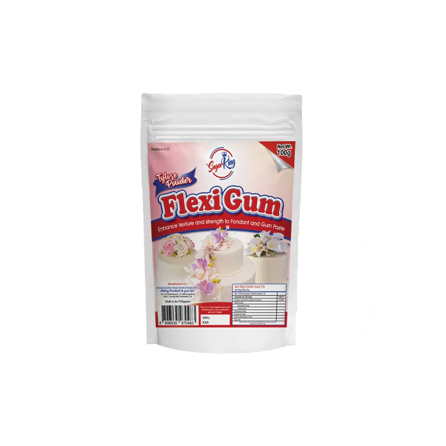 Sugar King Flexi Gum Tylose Powder 100g