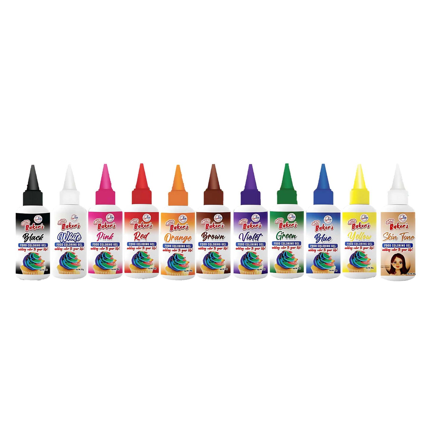 Sugar King Baker's Food Coloring Gel