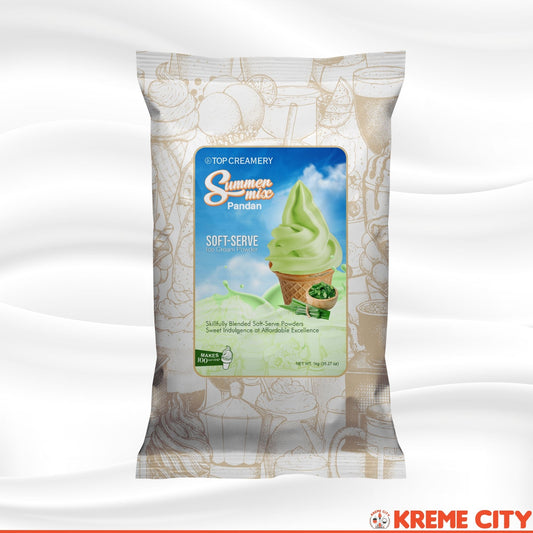 TOP Creamery Summer Mix Pandan Soft Serve Ice Cream Powder Premix 1kg