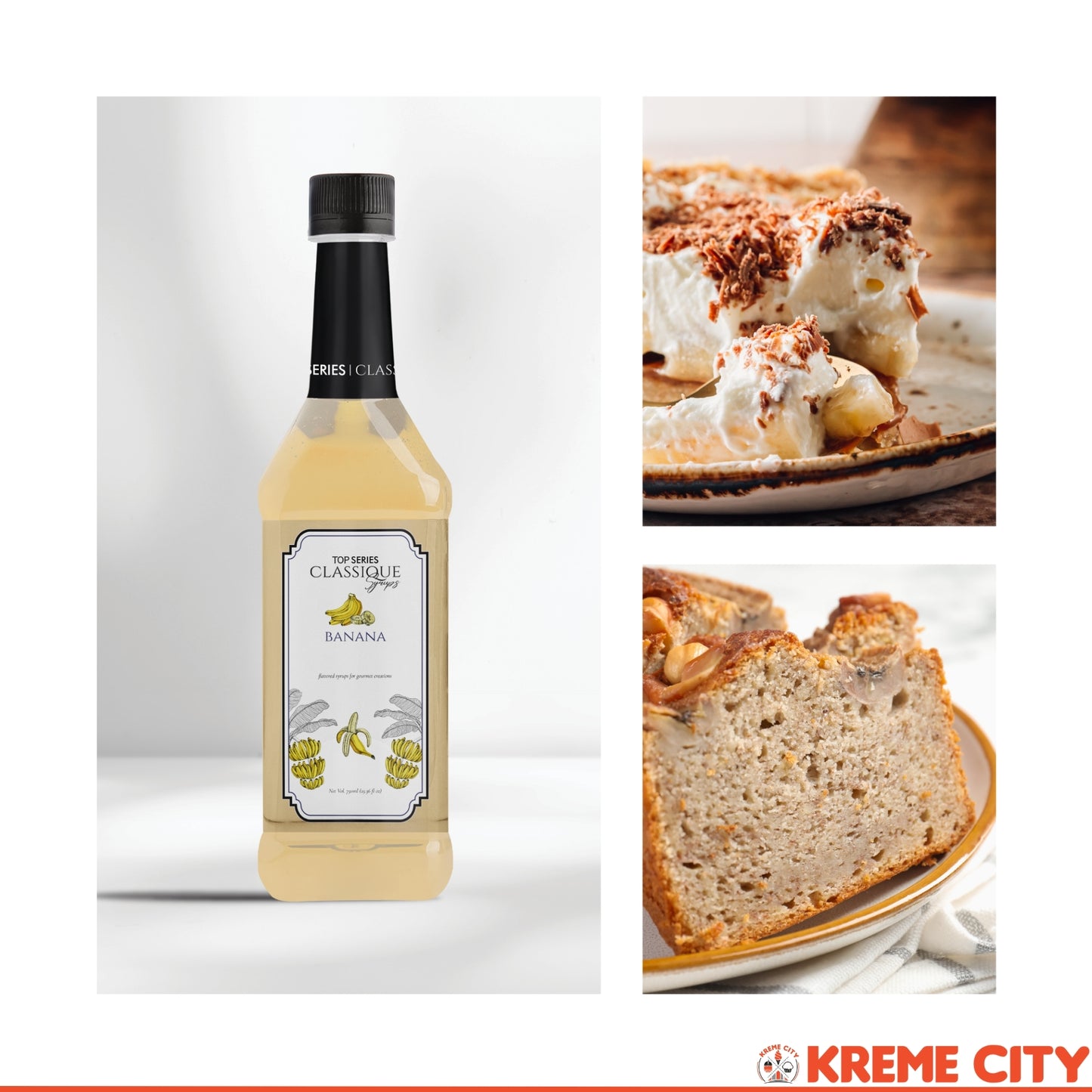 TOP Creamery TOP Series Classique Banana Syrup 750ml