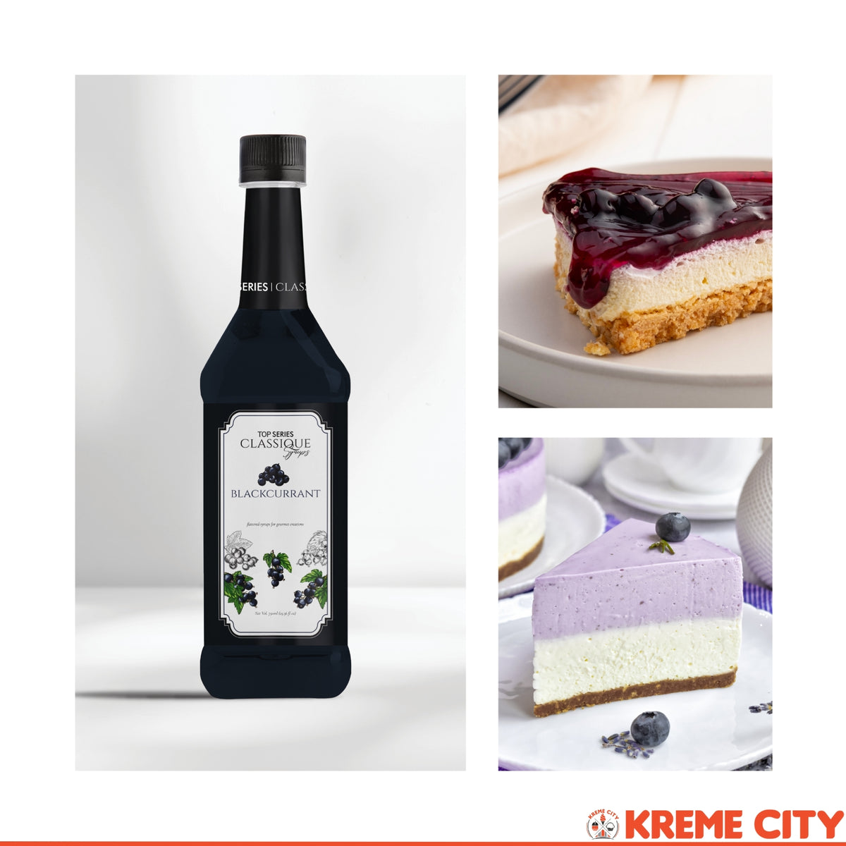 TOP Creamery TOP Series Classique Blackcurrant Syrup 750ml