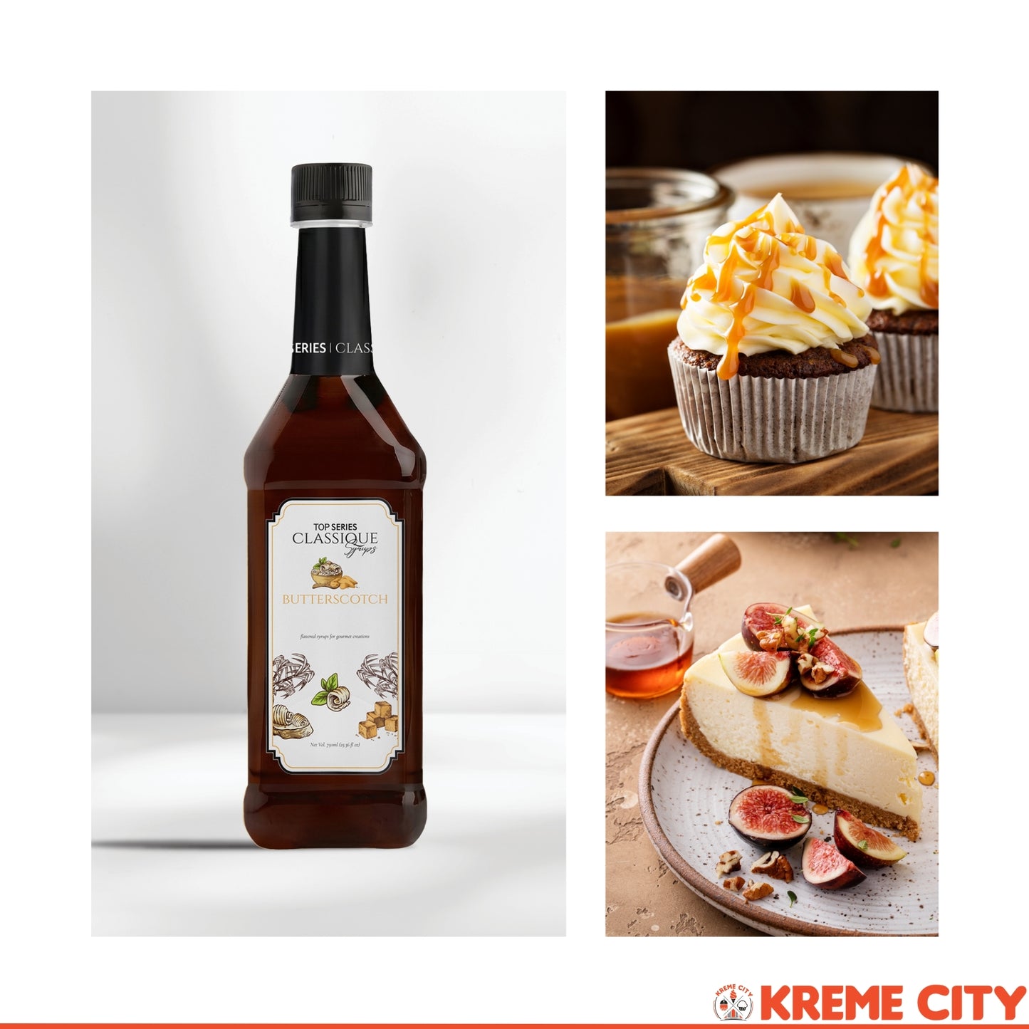 TOP Creamery TOP Series Classique Butterscotch Syrup 750ml