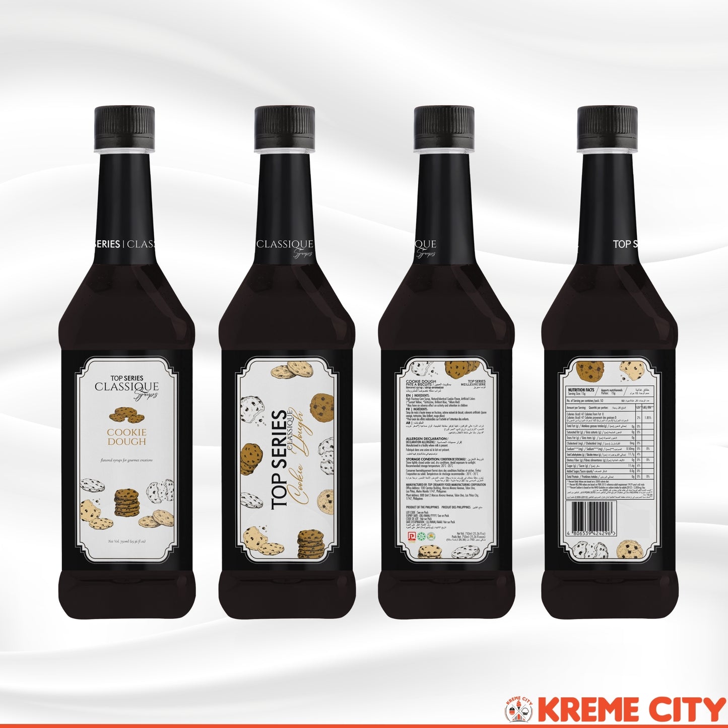 TOP Creamery TOP Series Classique Cookie Dough Syrup 750ml