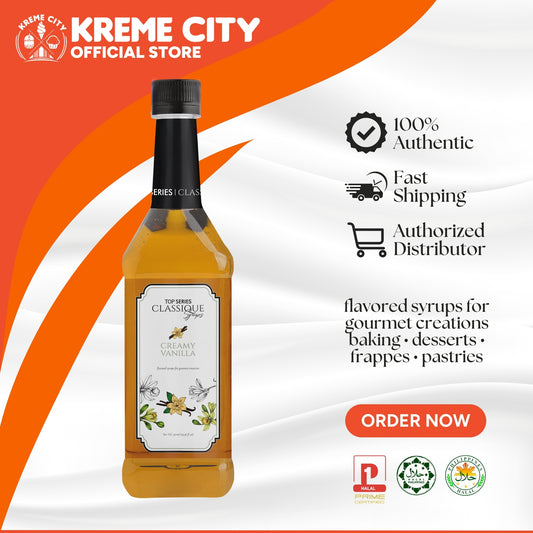 TOP Creamery TOP Series Classique Creamy Vanilla Syrup 750ml