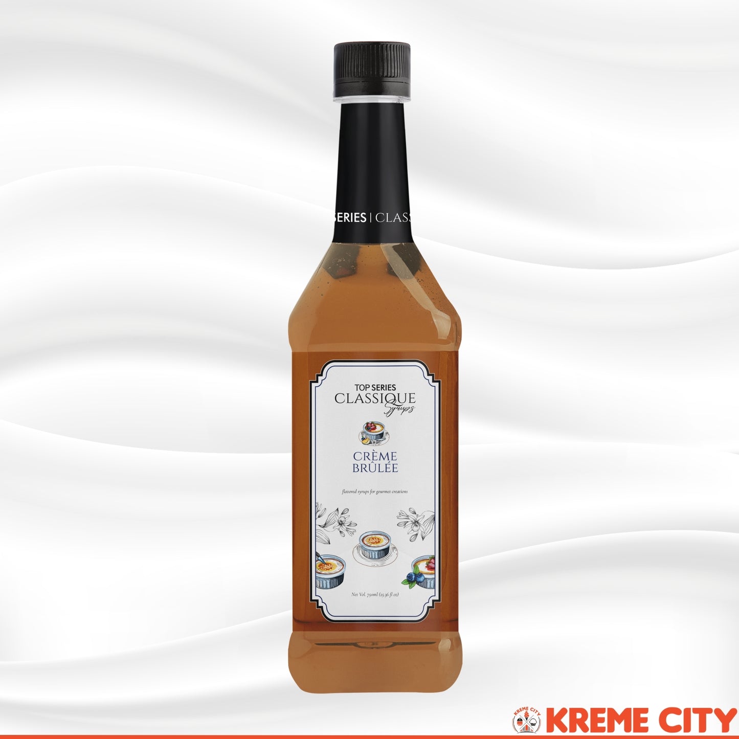 TOP Creamery TOP Series Classique Creme Brulee Syrup 750ml