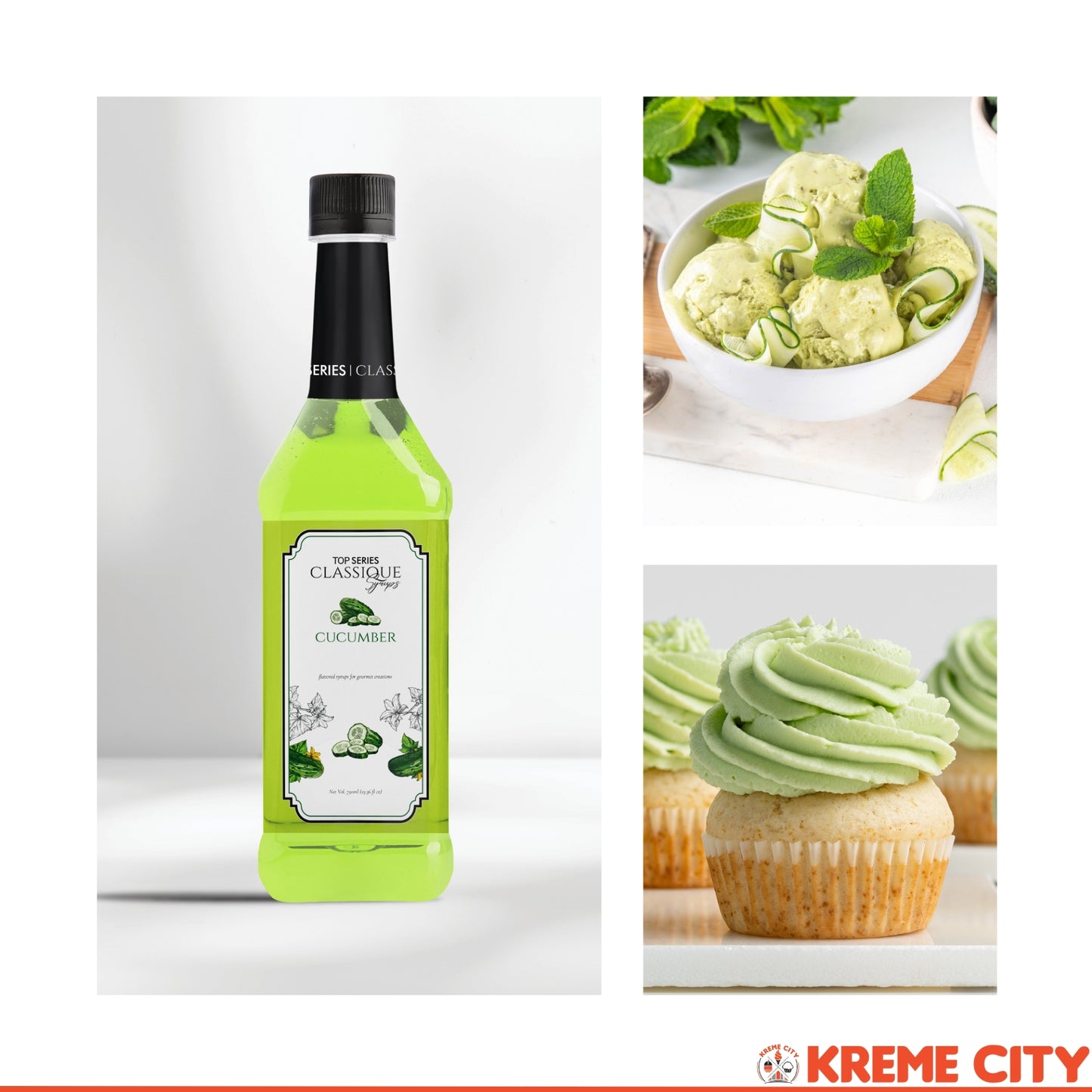TOP Creamery TOP Series Classique Cucumber Syrup 750ml