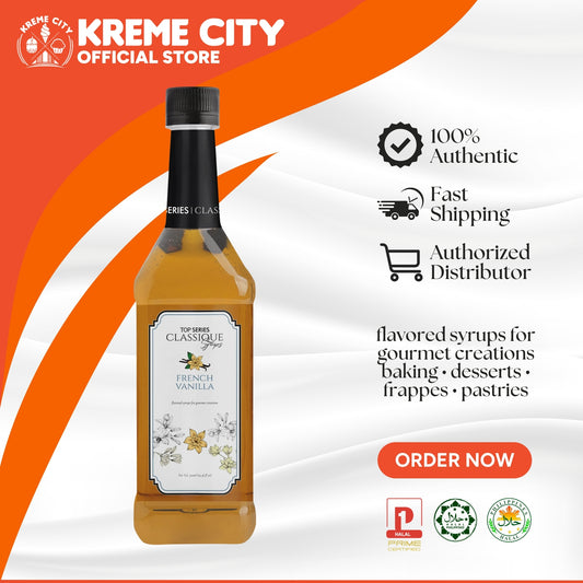 TOP Creamery TOP Series Classique French Vanilla Syrup 750ml