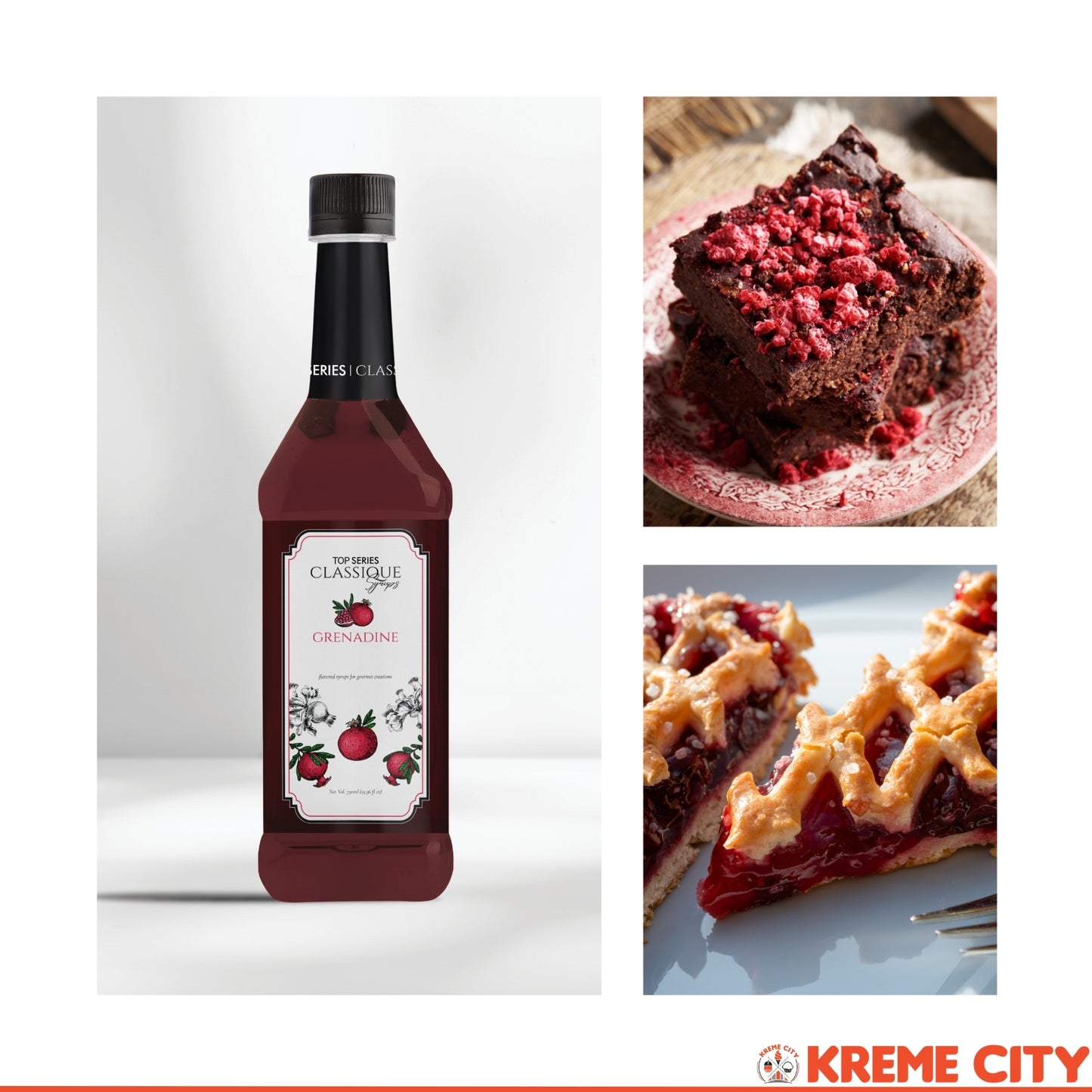 TOP Creamery TOP Series Classique Grenadine Syrup 750ml