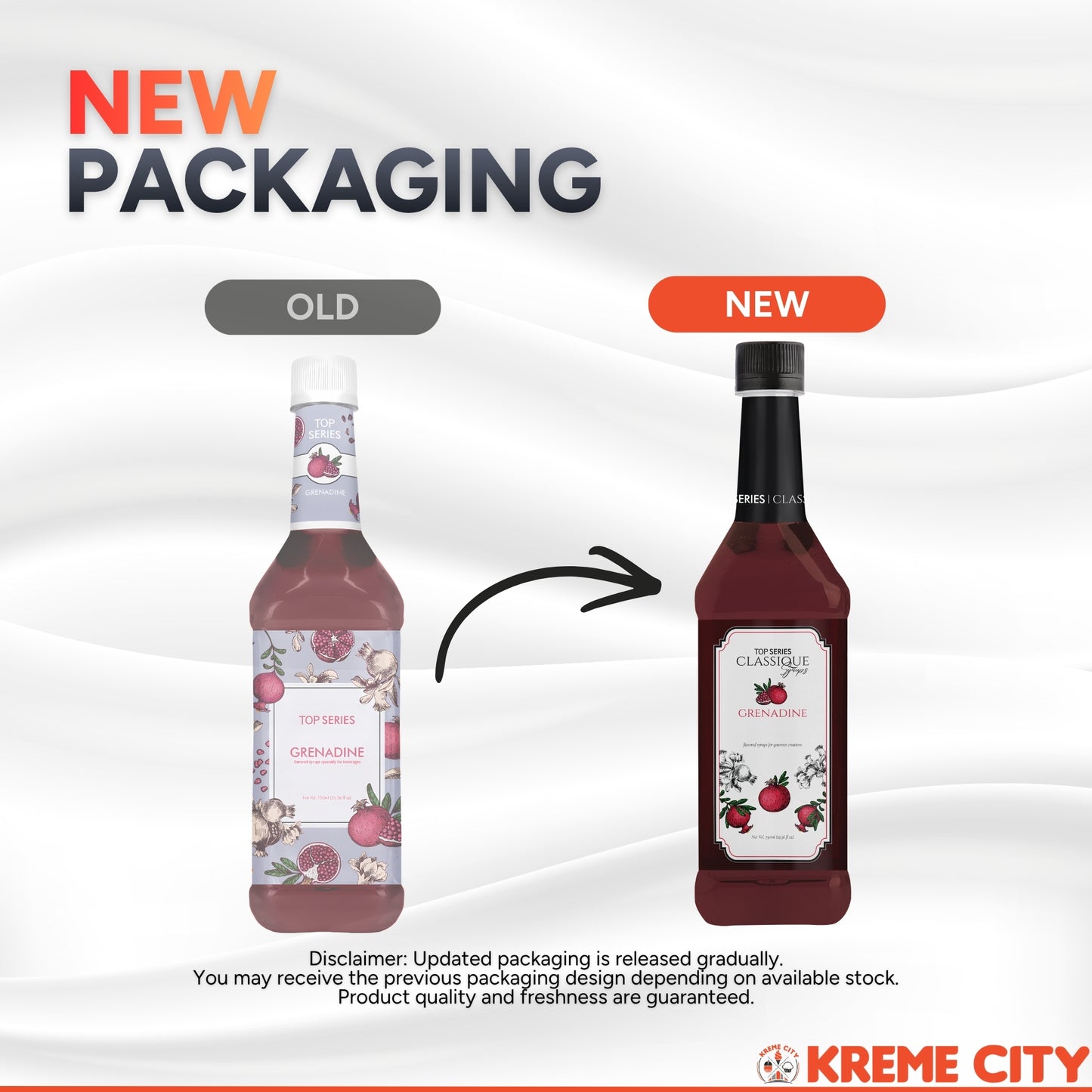 TOP Creamery TOP Series Classique Grenadine Syrup 750ml