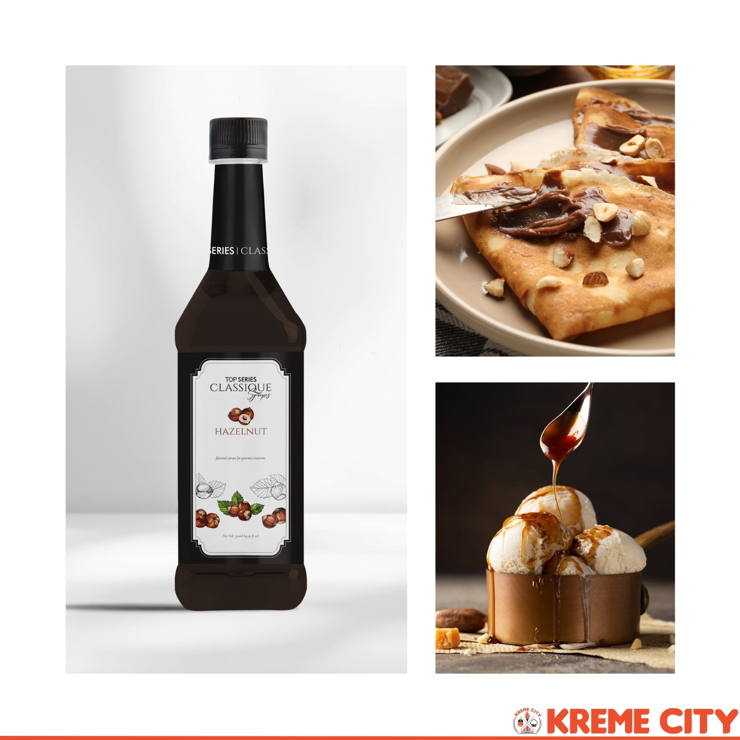 TOP Creamery TOP Series Classique Hazelnut Syrup 750ml