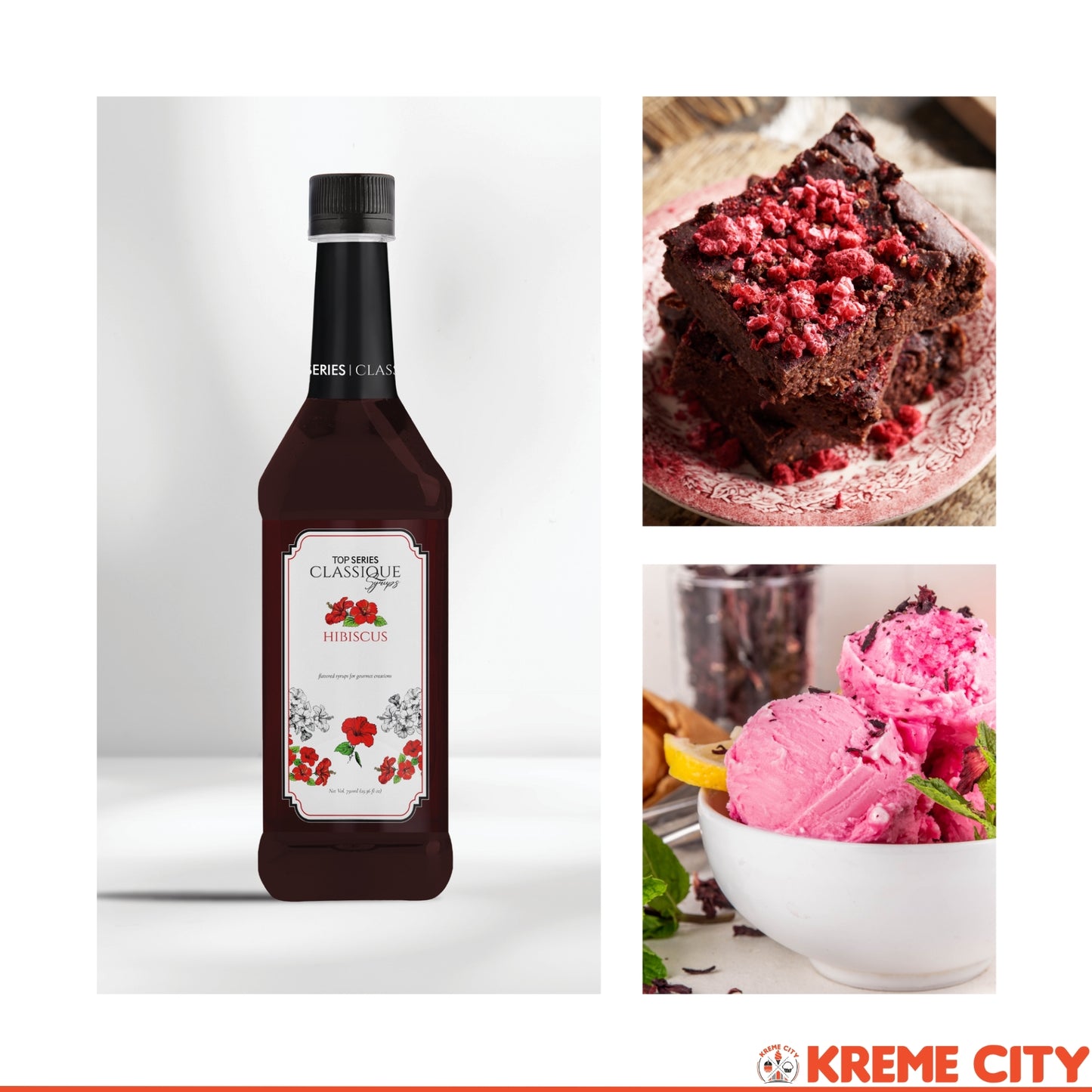 TOP Creamery TOP Series Classique Hibiscus Syrup 750ml