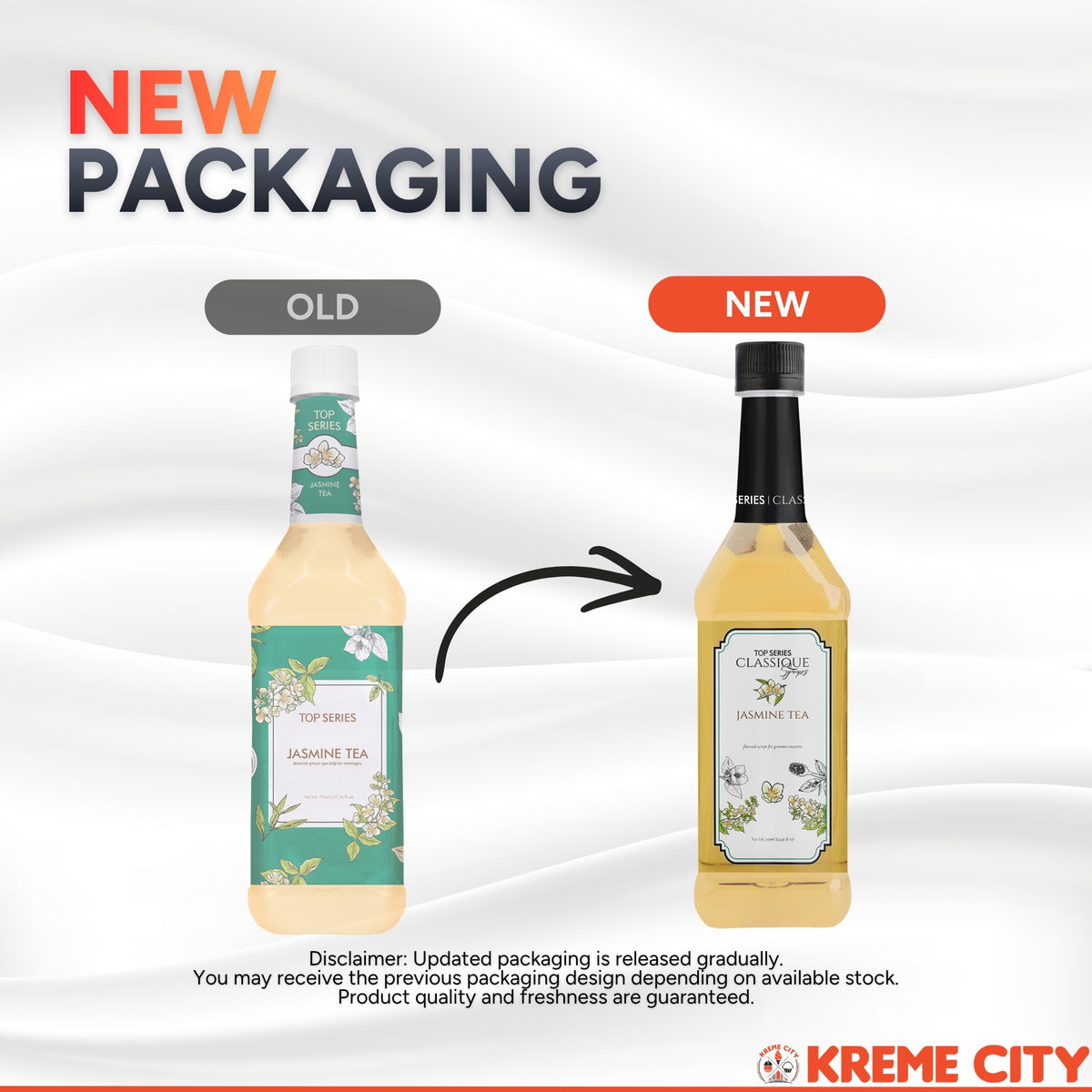 TOP Creamery TOP Series Classique Jasmine Tea Syrup 750ml