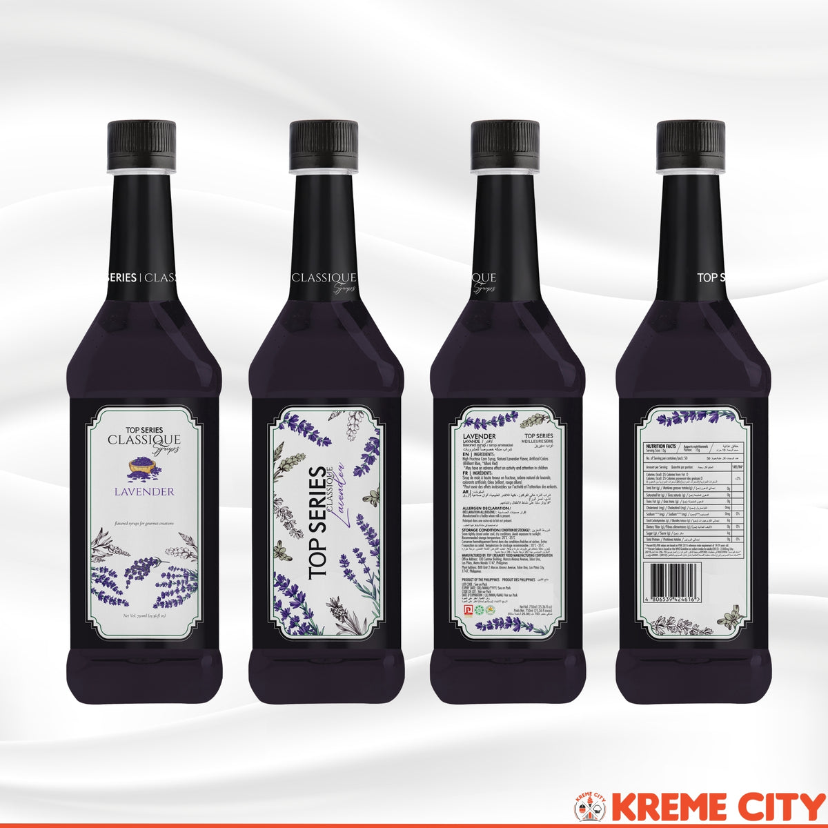 TOP Creamery TOP Series Classique Lavender Syrup 750ml