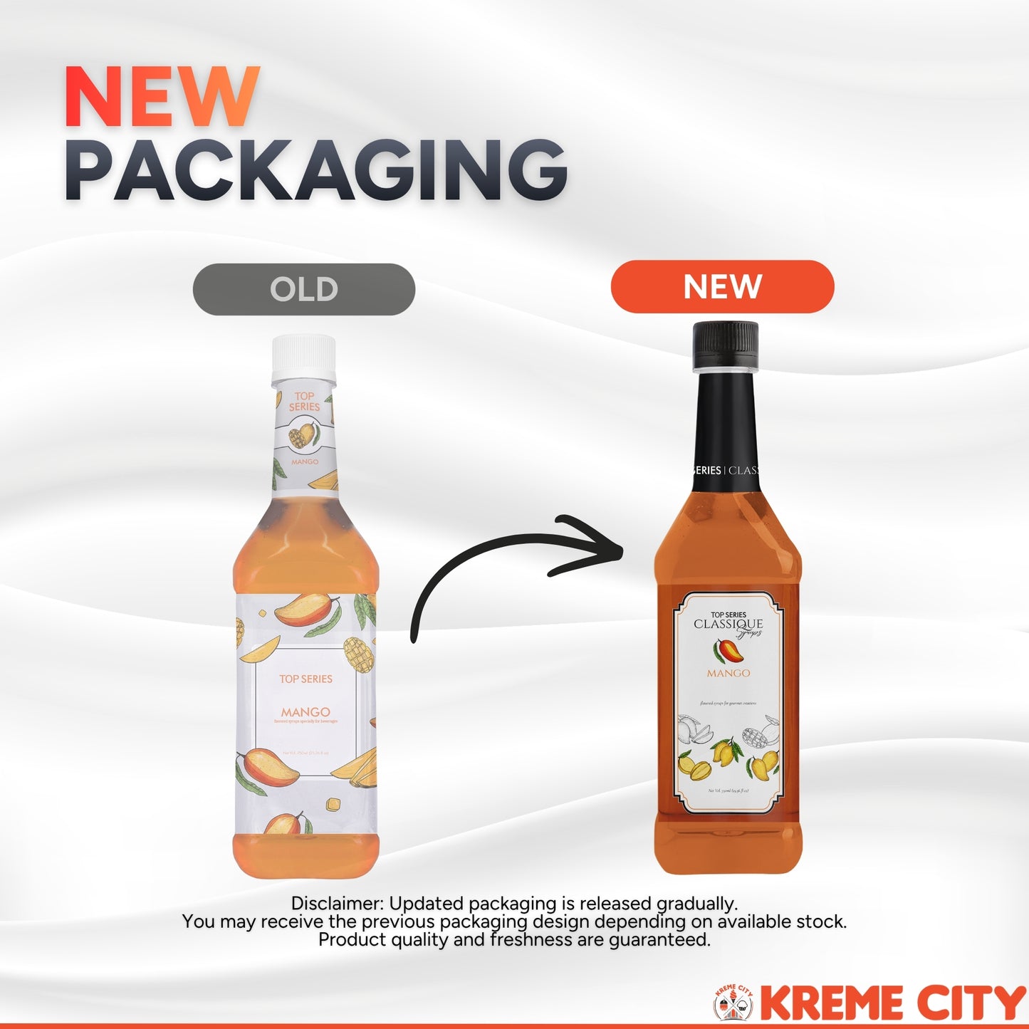 TOP Creamery TOP Series Classique Mango Syrup 750ml