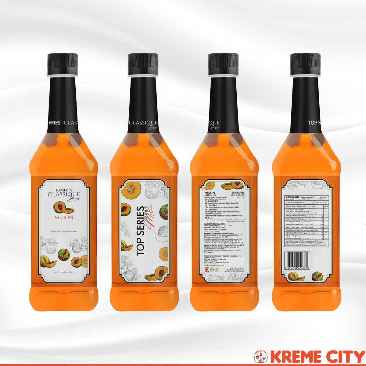 TOP Creamery TOP Series Classique Melon Syrup 750ml