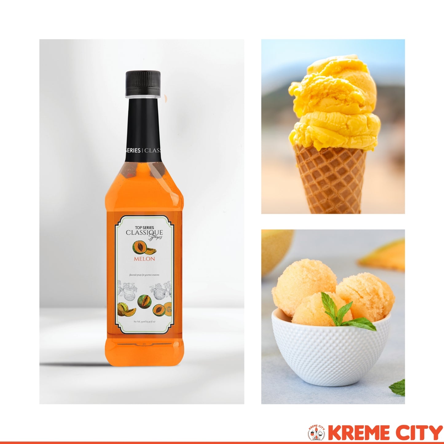 TOP Creamery TOP Series Classique Melon Syrup 750ml