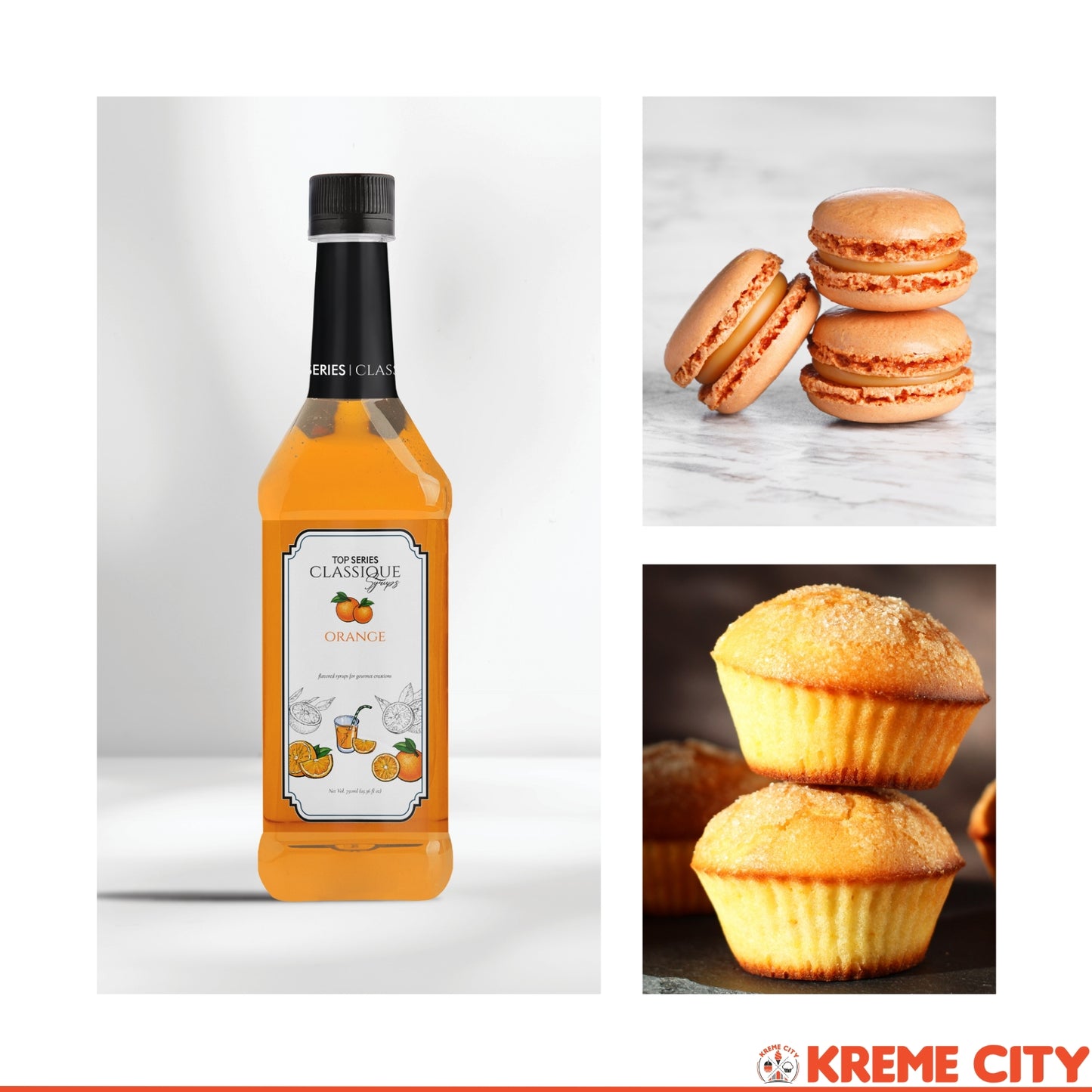TOP Creamery TOP Series Classique Orange Syrup 750ml