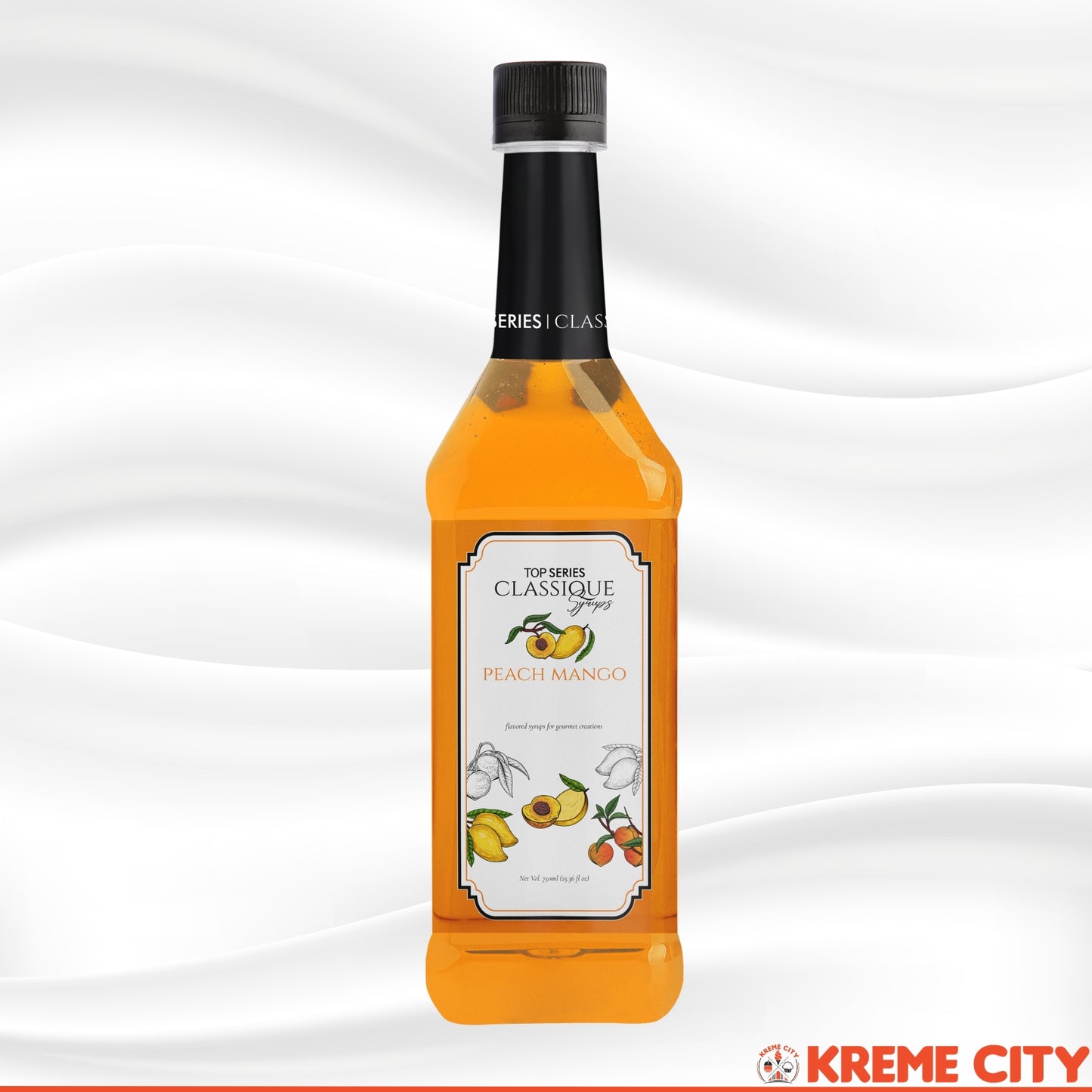 TOP Creamery TOP Series Classique Peach Mango Syrup 750ml