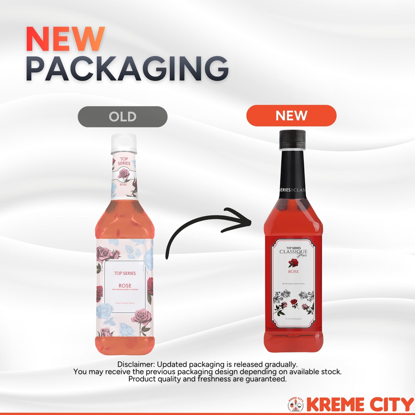 TOP Creamery TOP Series Classique Rose Syrup 750ml