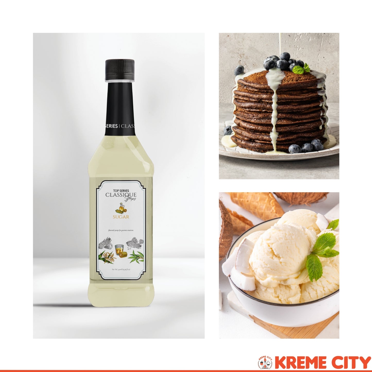 TOP Creamery TOP Series Classique Sugar Syrup 750ml
