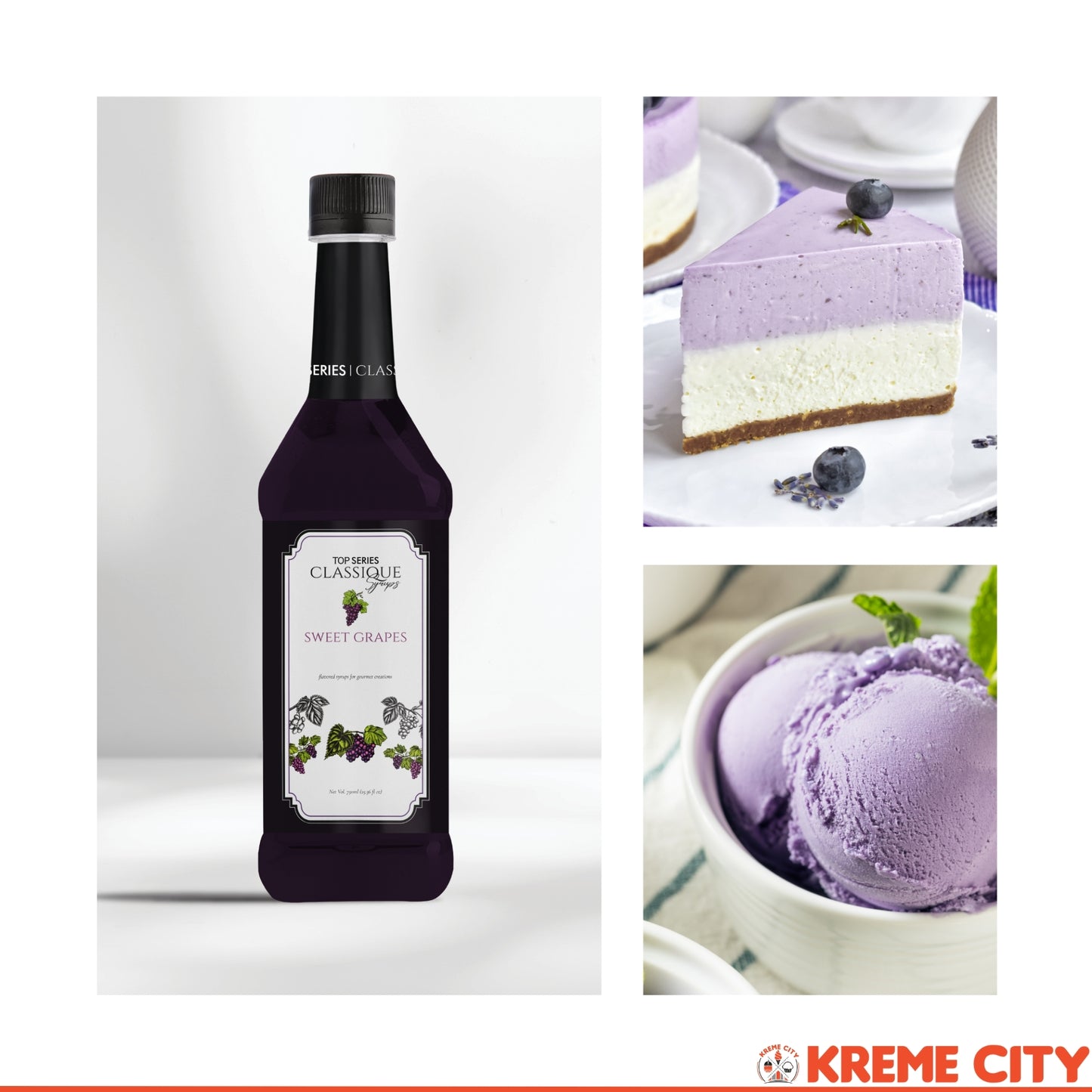 TOP Creamery TOP Series Classique Sweet Grapes Syrup 750ml