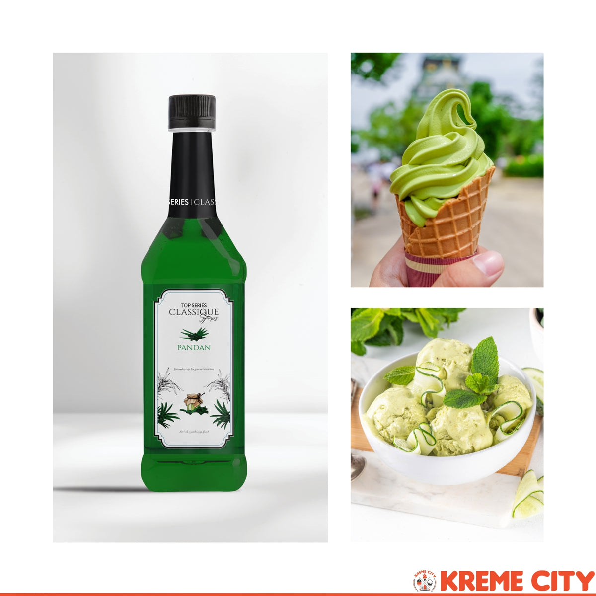 TOP Creamery TOP Series Classique Pandan Syrup 750ml