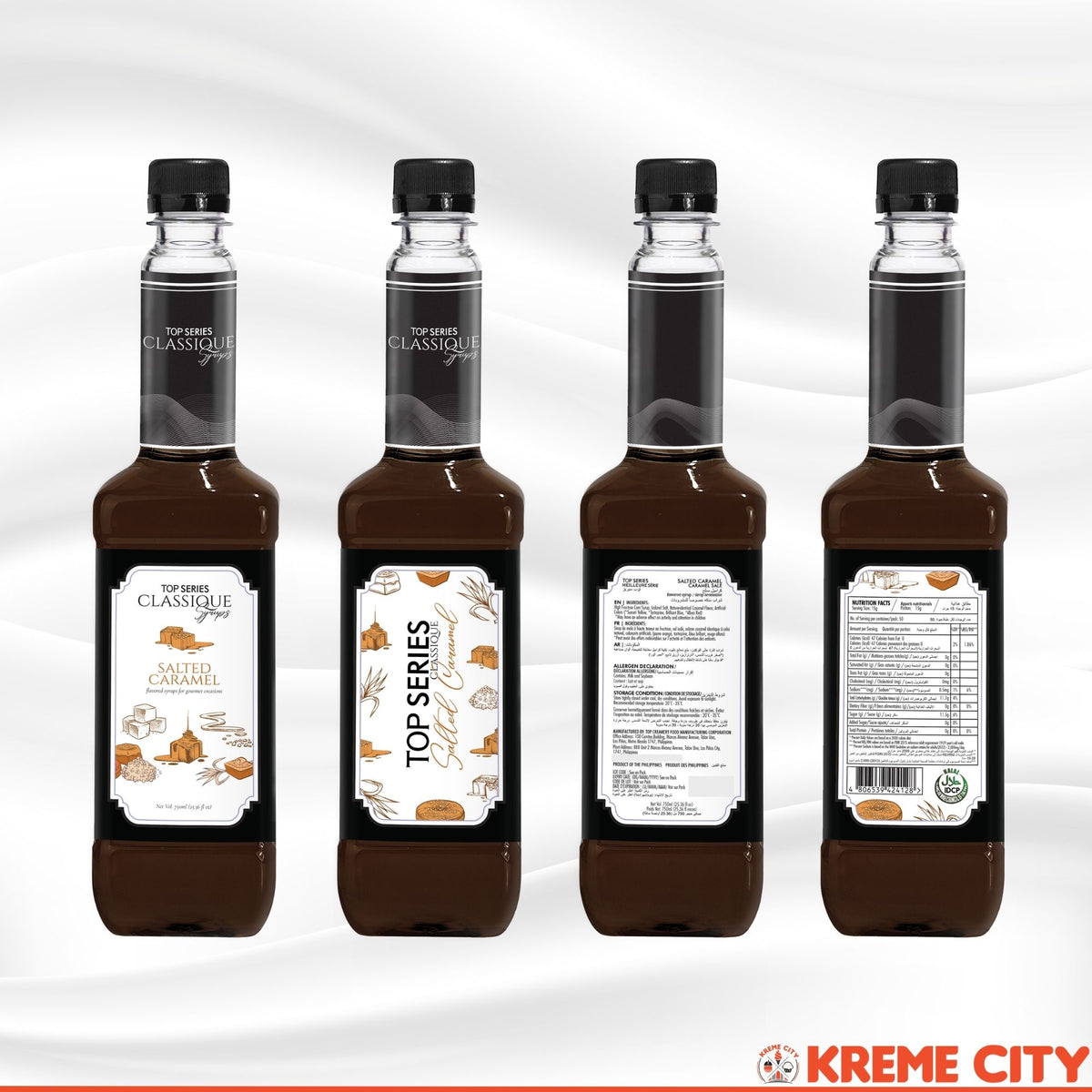 TOP Creamery TOP Series Classique Salted Caramel Syrup 750ml