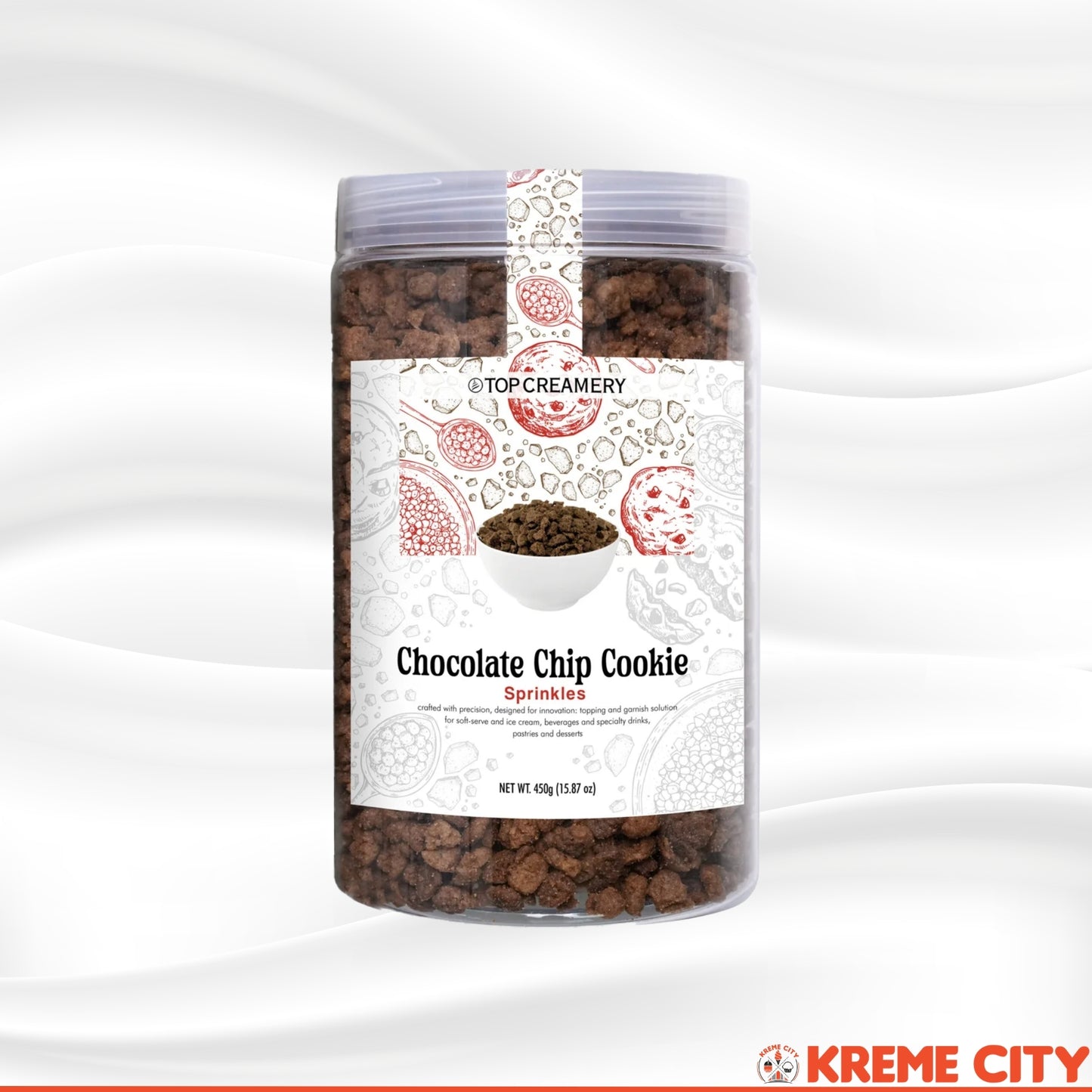 TOP Creamery Chocolate Chip Cookie Sprinkles 450g