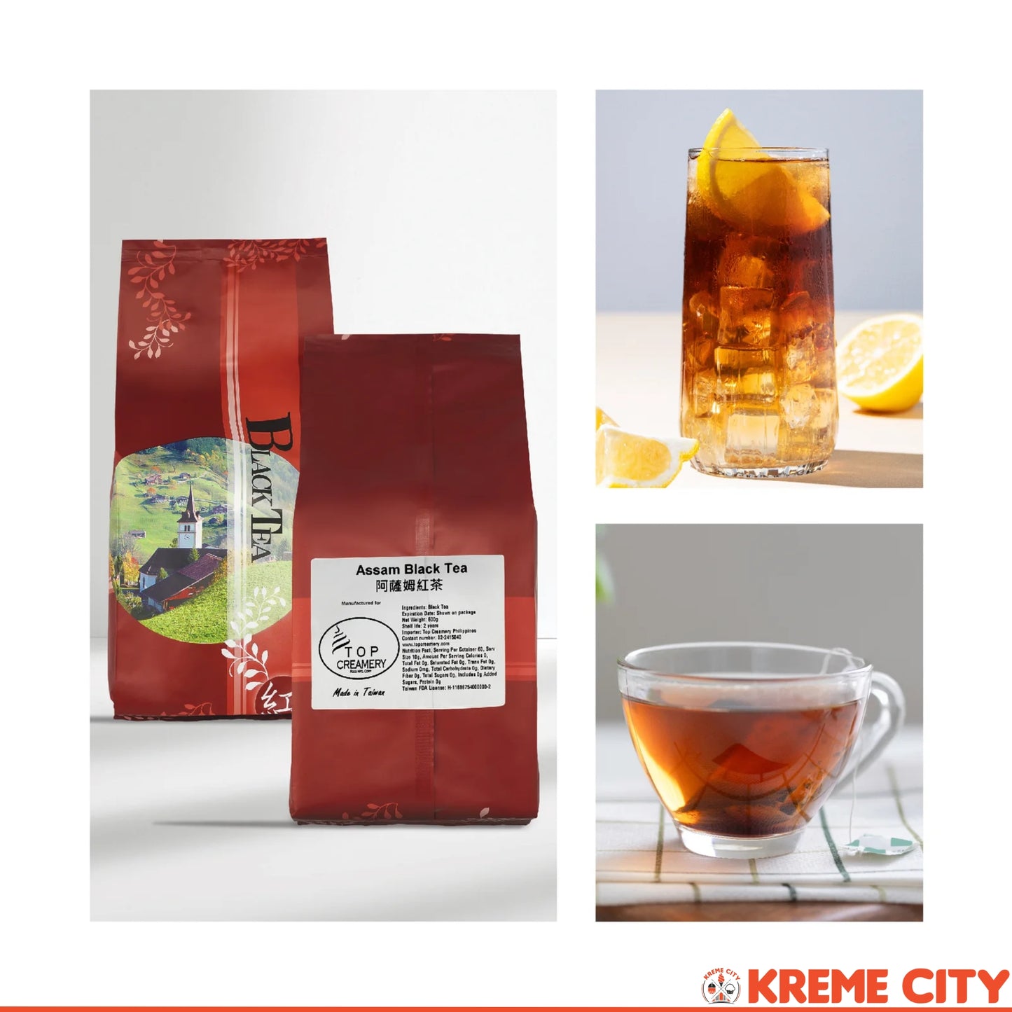 TOP Creamery Assam Black Tea Loose Leaves 600g