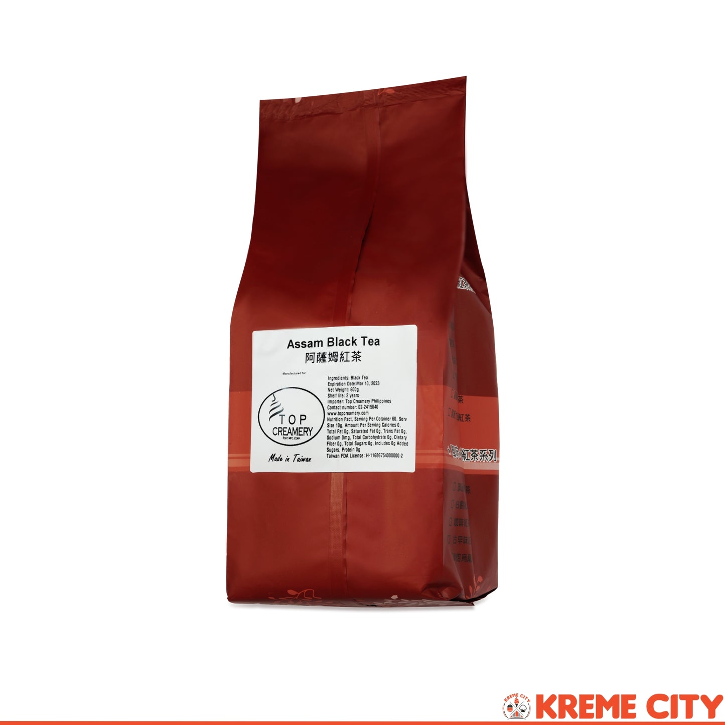 TOP Creamery Assam Black Tea Loose Leaves 600g