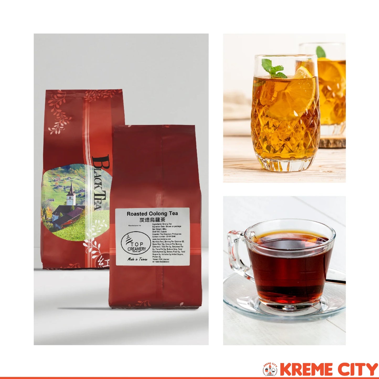 TOP Creamery Roasted Oolong Tea Loose Leaves 600g