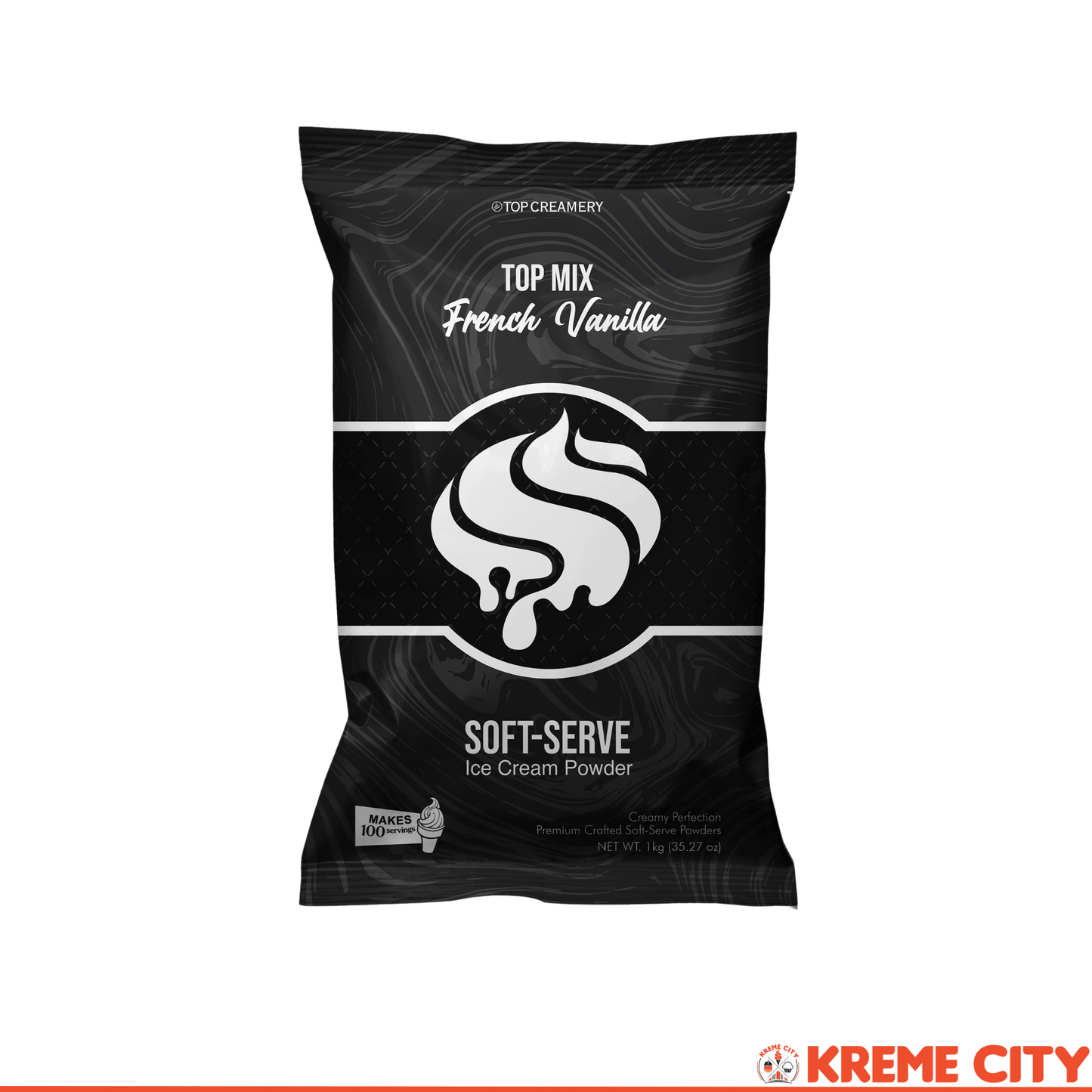 TOP Creamery Topmix French Vanilla Soft Serve Ice Cream Powder 1kg