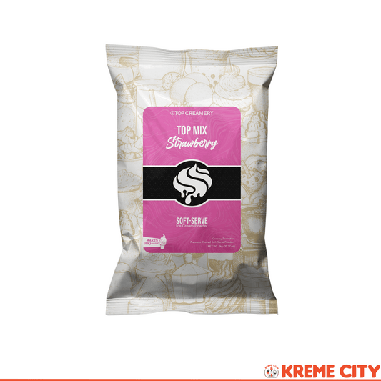 TOP Creamery Topmix Strawberry Soft Serve Ice Cream Powder 1kg