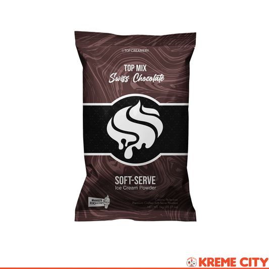 TOP Creamery Topmix Swiss Chocolate Soft Serve Ice Cream Powder 1kg
