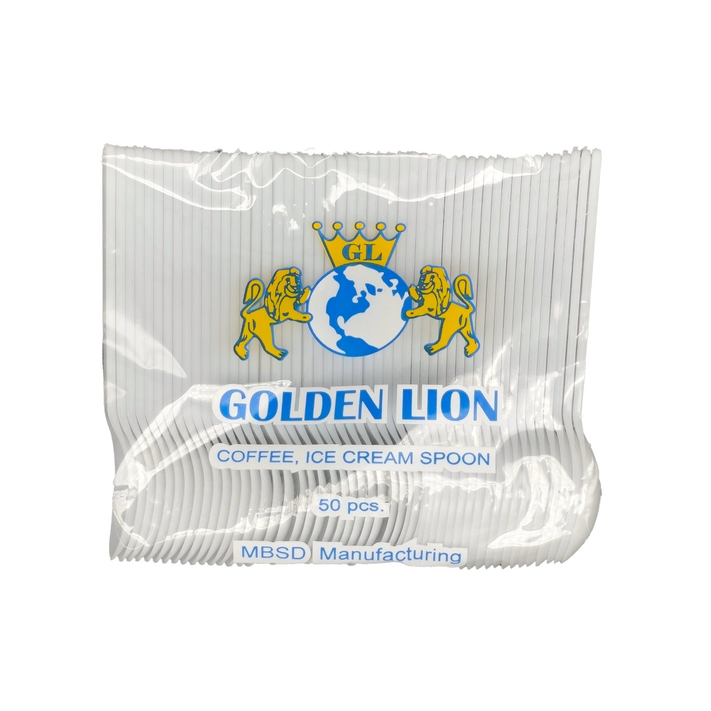 Golden Lion Plastic Sundae Spoon 50s - Kreme City Supplies