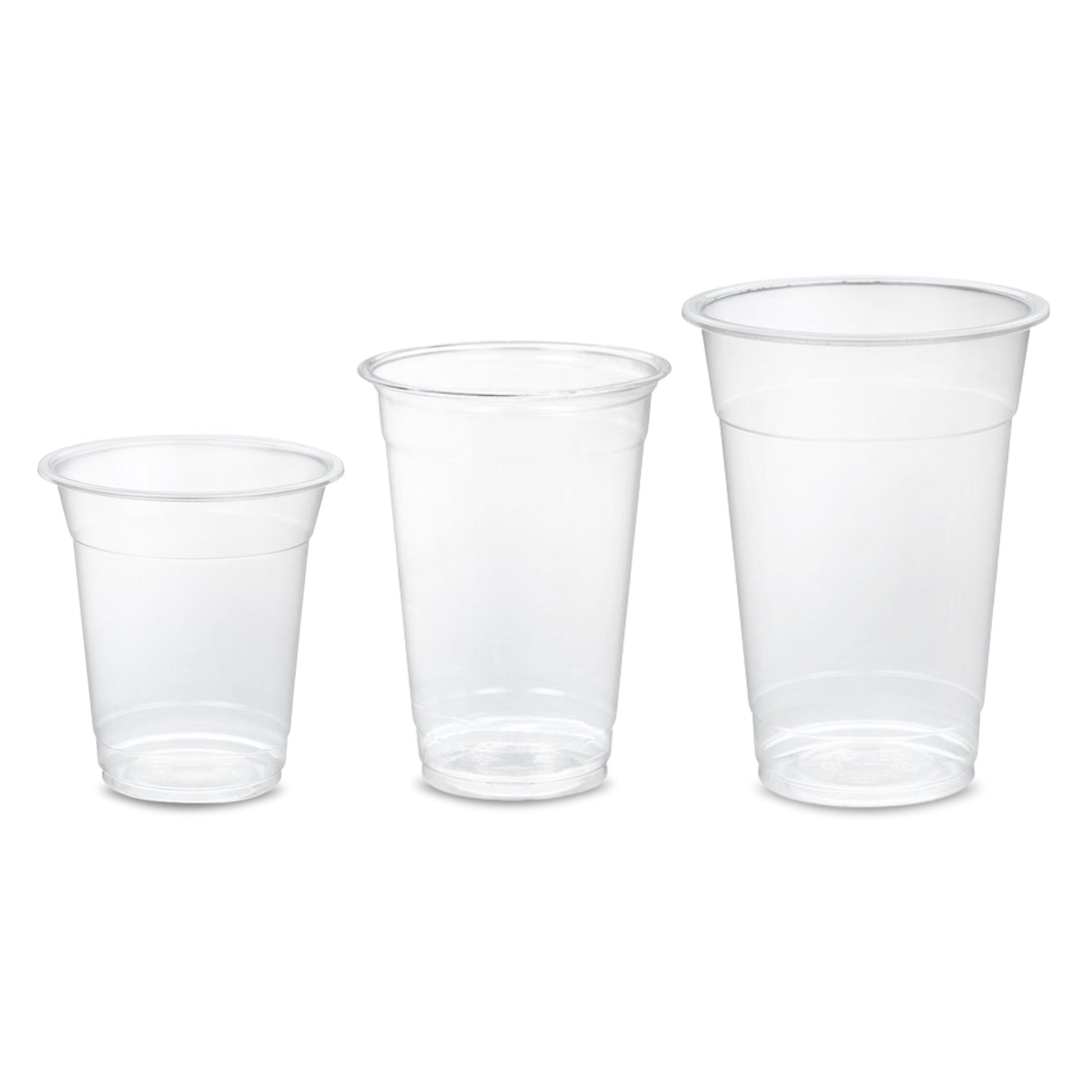 Kreme City Disposable PP Plastic Plain Cups 95mm 50pcs - Kreme City Supplies