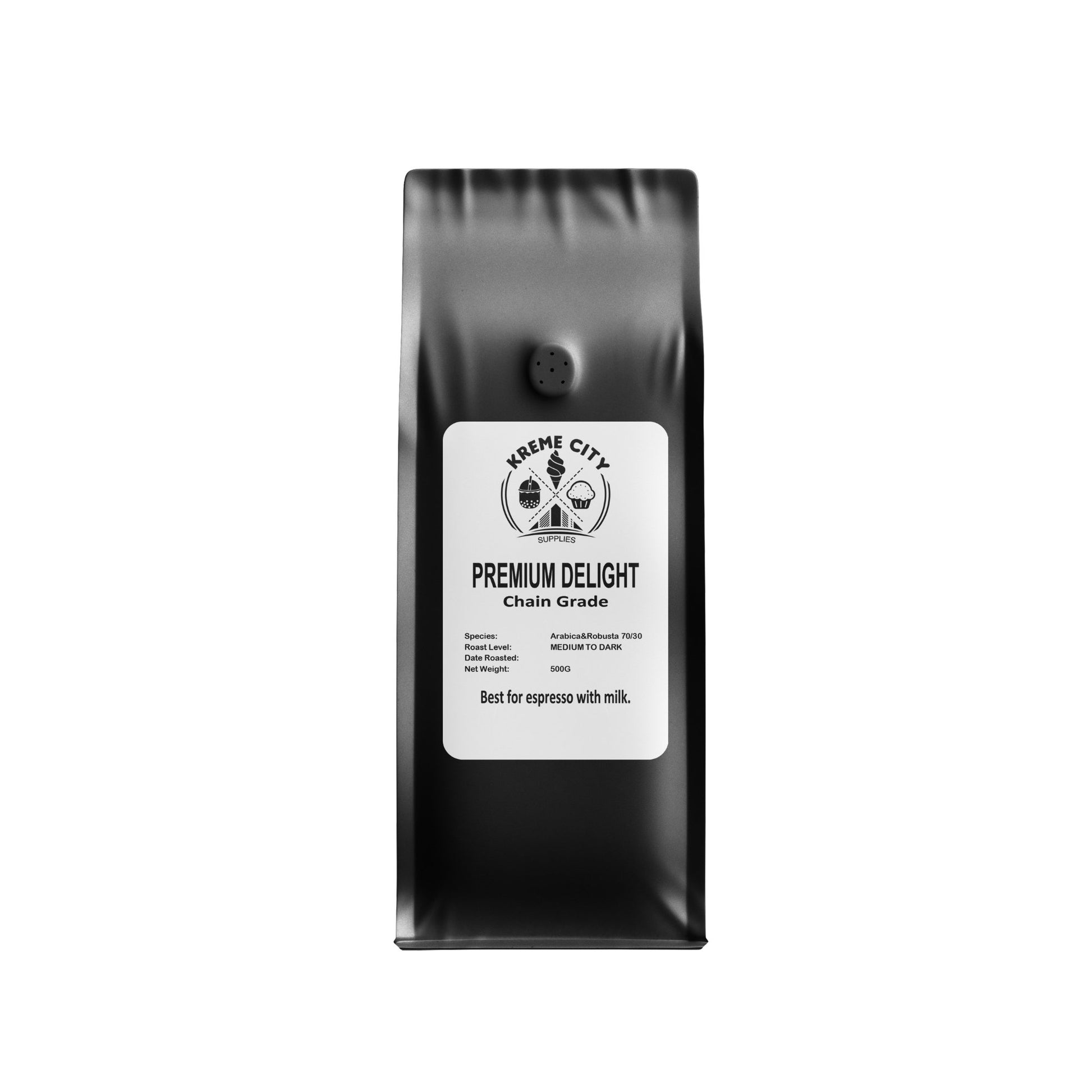 Kreme City Premium Delight Arabica-Robusta Blended Coffee Beans 500g - Kreme City Supplies
