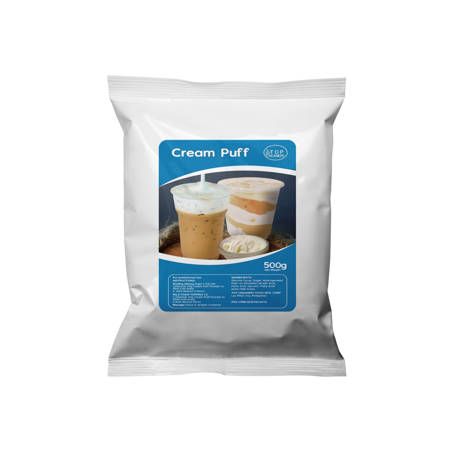TOP Creamery Cream Puff Powder 500g - Kreme City Supplies