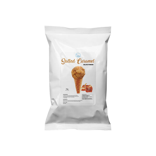 TOP Creamery Gelato Salted Caramel Ice Cream Powder 1kg - Kreme City Supplies