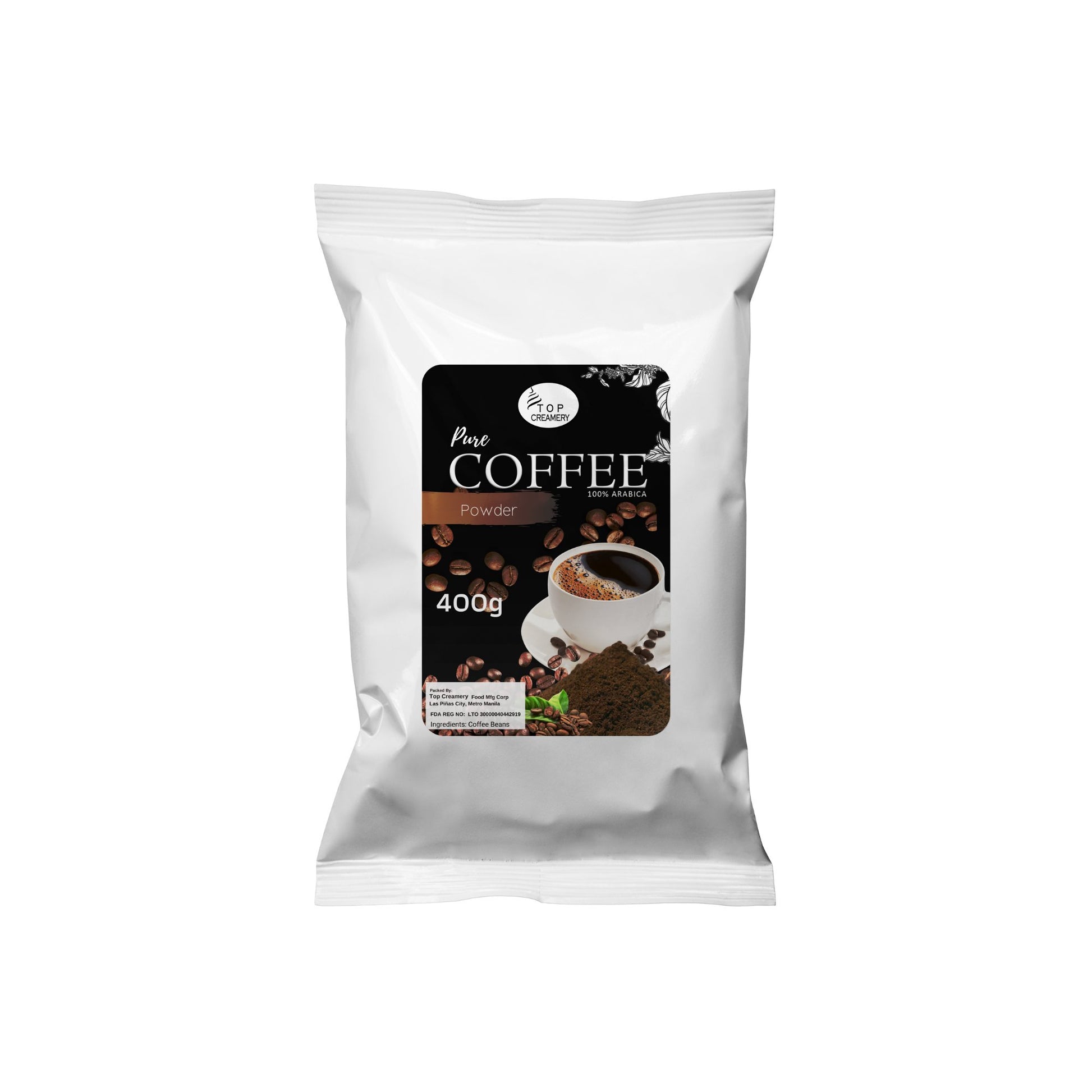 TOP Creamery Pure Coffee Powder 400g - Kreme City Supplies